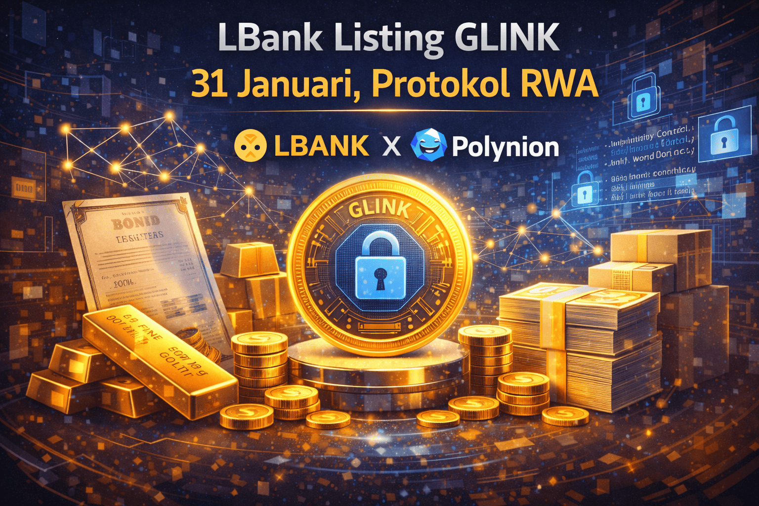 LBank Listing GLINK 31 Januari, Protokol RWA