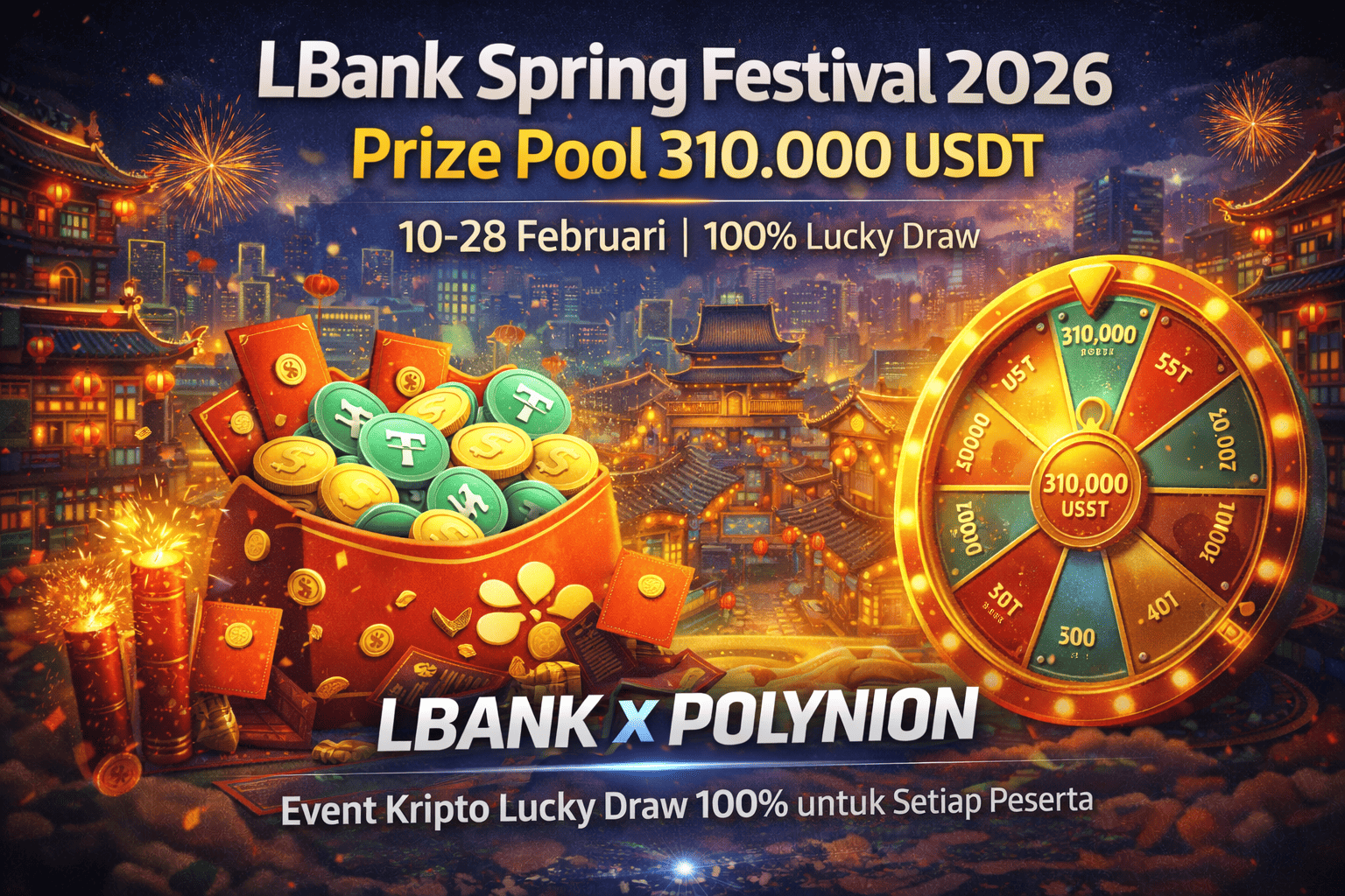 LBank Spring Festival 2026 Prize Pool 310.000 USDT