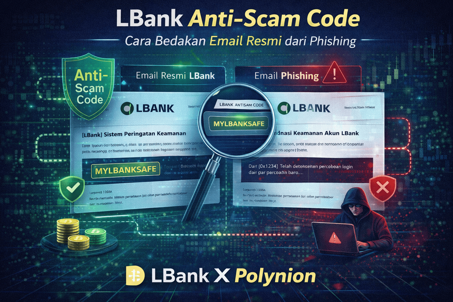 LBank Anti-Scam Code: Cara Bedakan Email dari Phishing